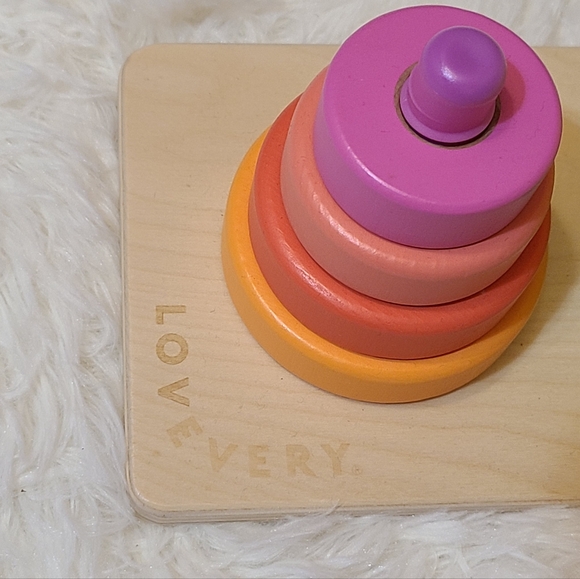 Lovevery Twist & Pivot Pattern Puzzle Montessori Wood Colorful Educational Toy - Picture 3 of 5